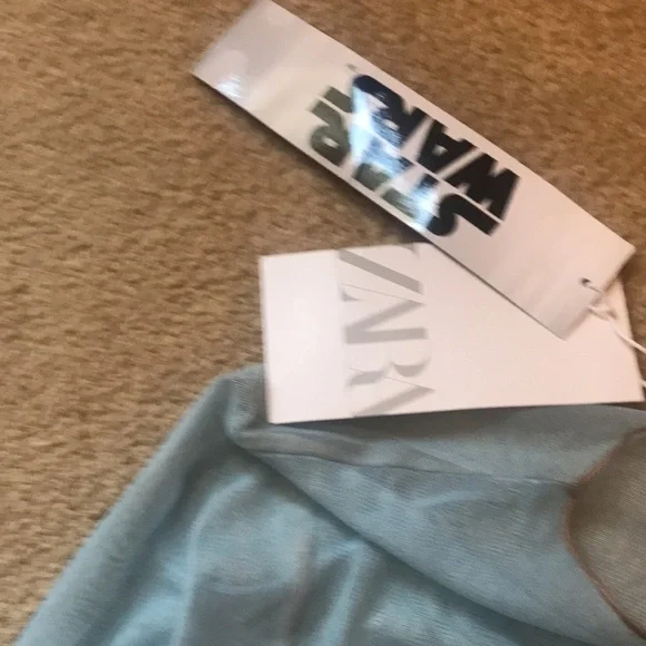 REALLY RARE SOLD OUT BNWT STAR WARS MESH LONG SLEEVE TOP FROM ZARA. SIZE SMALL. - Picture 6 of 15